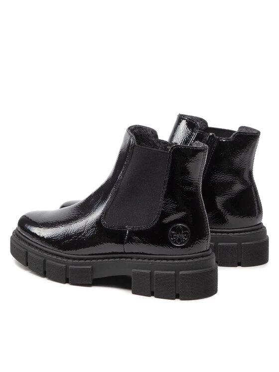 Rieker Γυναίκες Biker Μποτάκια Μποτάκια M3854-02 Μαύρο Μαύρο 5 Rieker Γυναίκες Biker Μποτάκια Μποτάκια M3854-02 Μαύρο Μαύρο - Image 3