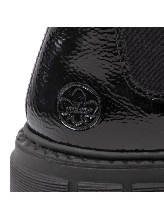 Rieker Γυναίκες Biker Μποτάκια Μποτάκια M3854-02 Μαύρο Μαύρο 8 Rieker Γυναίκες Biker Μποτάκια Μποτάκια M3854-02 Μαύρο Μαύρο - Image 6