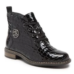 Rieker Γυναίκες Biker Μποτάκια Μποτάκια 71205-00 Μαύρο Μαύρο