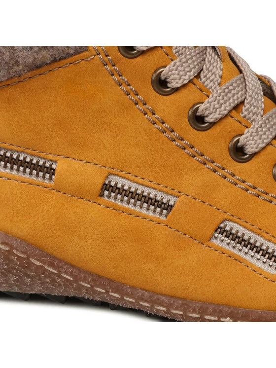 Rieker Γυναίκες Biker Μποτάκια Μποτάκια L7543-69 Κίτρινο Κίτρινο 8 Rieker Γυναίκες Biker Μποτάκια Μποτάκια L7543-69 Κίτρινο Κίτρινο - Image 6