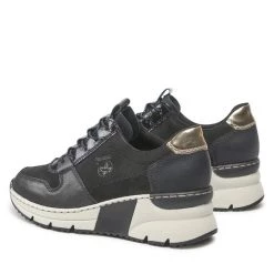 Rieker Γυναίκες Κοντά Αθλητικά Αθλητικά N6351-00 Μαύρο Μαύρο -Rieker Εκπτώσεις unnamed file 3029