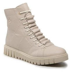 Rieker Γυναίκες Biker Μποτάκια Μποτάκια Y3420-61 Μπεζ Μπεζ