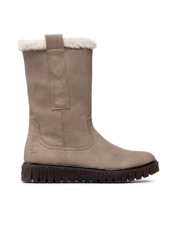 Rieker Γυναίκες Biker Μποτάκια Μποτάκια Y3450-60 Μπεζ Μπεζ 4 Rieker Γυναίκες Biker Μποτάκια Μποτάκια Y3450-60 Μπεζ Μπεζ - Image 2