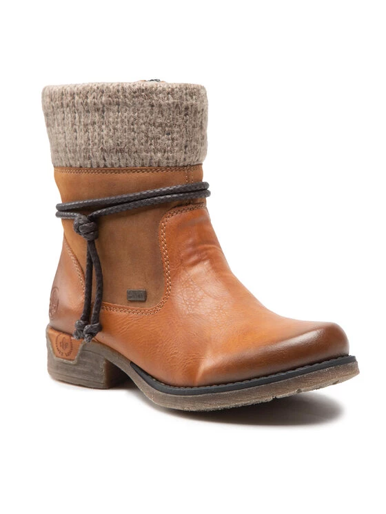 Rieker Γυναίκες Biker Μποτάκια Μποτάκια 79688-24 Καφέ Καφέ 3 Rieker Γυναίκες Biker Μποτάκια Μποτάκια 79688-24 Καφέ Καφέ