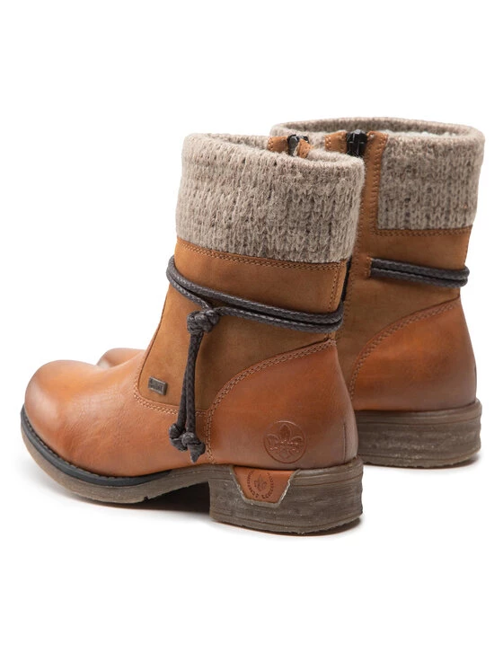 Rieker Γυναίκες Biker Μποτάκια Μποτάκια 79688-24 Καφέ Καφέ 5 Rieker Γυναίκες Biker Μποτάκια Μποτάκια 79688-24 Καφέ Καφέ - Image 3