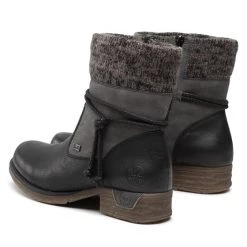 Rieker Γυναίκες Biker Μποτάκια Μποτάκια 79688-00 Μαύρο Μαύρο -Rieker Εκπτώσεις unnamed file 3156