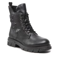 Rieker Γυναίκες Biker Μποτάκια Ορειβατικά παπούτσια Z9113-00 Μαύρο Μαύρο