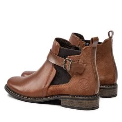 Rieker Γυναίκες Biker Μποτάκια Μποτάκια Z49A9-24 Καφέ Καφέ -Rieker Εκπτώσεις unnamed file 3243