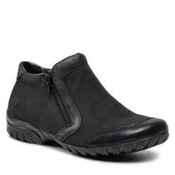 Rieker Γυναίκες Biker Μποτάκια Μποτάκια L4659-00 Μαύρο Μαύρο
