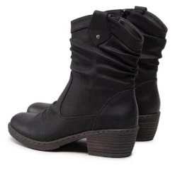 Rieker Γυναίκες Biker Μποτάκια Μποτάκια 93770-01 Μαύρο Μαύρο -Rieker Εκπτώσεις unnamed file 3267