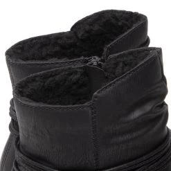 Rieker Γυναίκες Biker Μποτάκια Μποτάκια 77263-00 Μαύρο Μαύρο -Rieker Εκπτώσεις unnamed file 3341