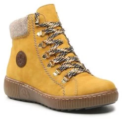 Rieker Γυναίκες Biker Μποτάκια Μποτάκια Z6633-68 Κίτρινο Κίτρινο