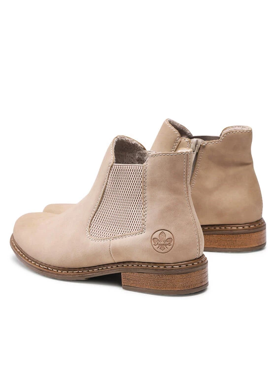 Rieker Γυναίκες Biker Μποτάκια Μποτάκια Z4994-60 Μπεζ Μπεζ 5 Rieker Γυναίκες Biker Μποτάκια Μποτάκια Z4994-60 Μπεζ Μπεζ - Image 3