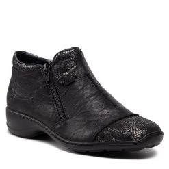 Rieker Γυναίκες Biker Μποτάκια Μποτάκια 58388-01 Μαύρο Μαύρο