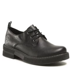 Rieker Γυναίκες Oxfords 72000-04 Μαύρο Μαύρο