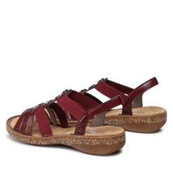 Rieker Γυναίκες Σανδάλια 62831-35 Μπορντό Μπορντό -Rieker Εκπτώσεις unnamed file 3726