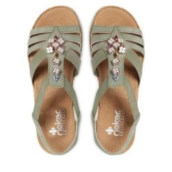 Rieker Γυναίκες Σανδάλια V0245-52 Πράσινο Πράσινο -Rieker Εκπτώσεις unnamed file 3741