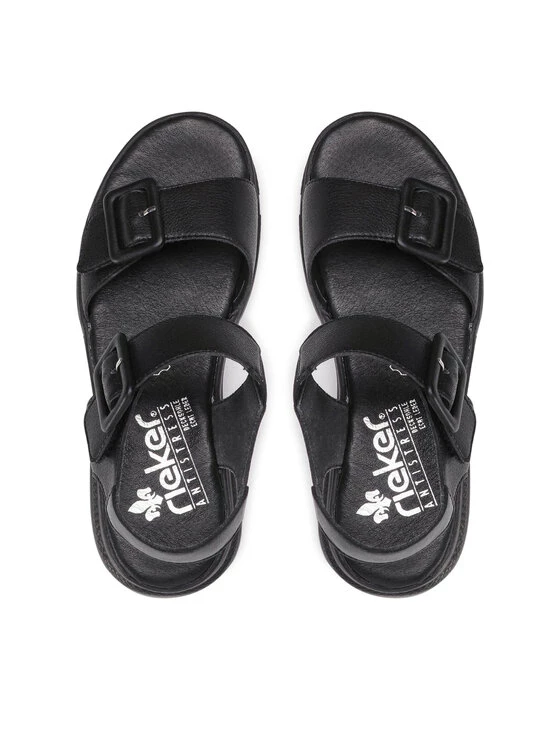 Rieker Γυναίκες Σανδάλια 66680-00 Μαύρο Μαύρο 8 Rieker Γυναίκες Σανδάλια 66680-00 Μαύρο Μαύρο - Image 6