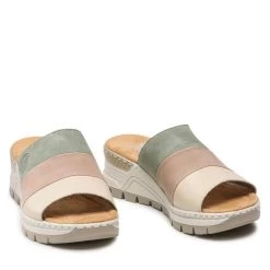 Rieker Γυναίκες Παντόφλες 66492-60 Μπεζ Μπεζ -Rieker Εκπτώσεις unnamed file 3806