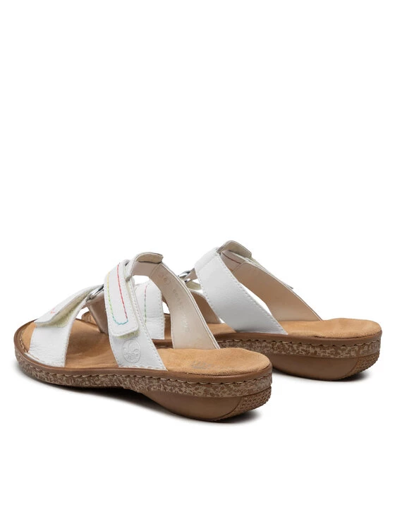 Rieker Γυναίκες Παντόφλες 62886-80 Λευκό Λευκό 5 Rieker Γυναίκες Παντόφλες 62886-80 Λευκό Λευκό - Image 3