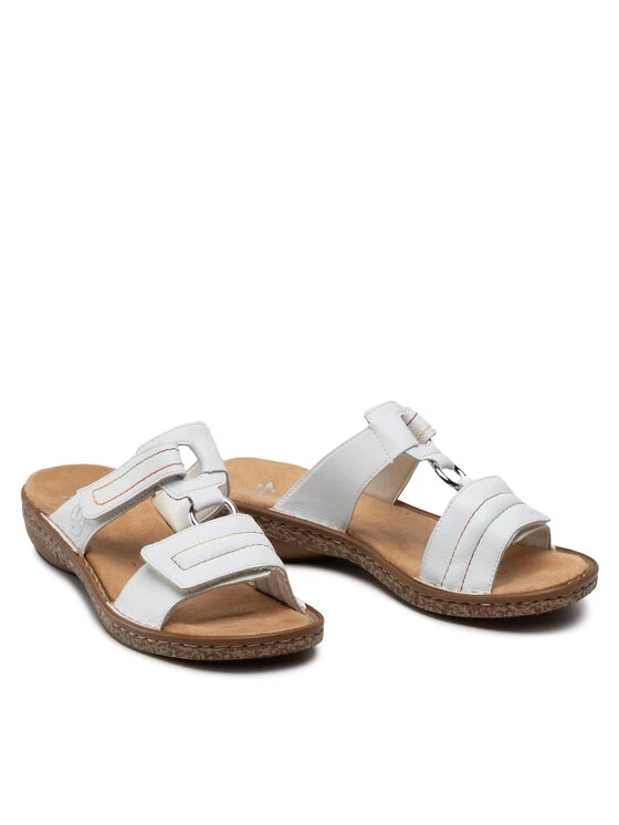 Rieker Γυναίκες Παντόφλες 62886-80 Λευκό Λευκό 7 Rieker Γυναίκες Παντόφλες 62886-80 Λευκό Λευκό - Image 5