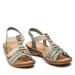 Rieker Γυναίκες Σανδάλια 60851-52 Πράσινο Πράσινο -Rieker Εκπτώσεις unnamed file 3878