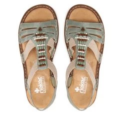 Rieker Γυναίκες Σανδάλια 60851-52 Πράσινο Πράσινο -Rieker Εκπτώσεις unnamed file 3879