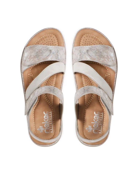 Rieker Γυναίκες Σανδάλια V8872-90 Ασημί Ασημί 8 Rieker Γυναίκες Σανδάλια V8872-90 Ασημί Ασημί - Image 6