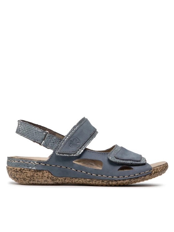 Rieker Γυναίκες Σανδάλια V7284-14 Μπλε Μπλε 4 Rieker Γυναίκες Σανδάλια V7284-14 Μπλε Μπλε - Image 2