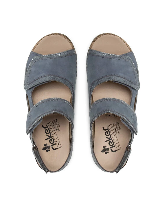 Rieker Γυναίκες Σανδάλια V7284-14 Μπλε Μπλε 8 Rieker Γυναίκες Σανδάλια V7284-14 Μπλε Μπλε - Image 6