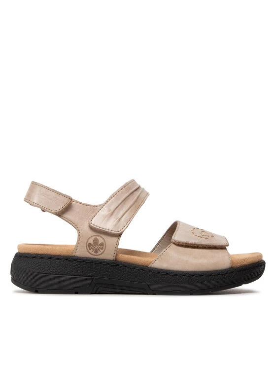 Rieker Γυναίκες Σανδάλια V8161-62 Μπεζ Μπεζ 4 Rieker Γυναίκες Σανδάλια V8161-62 Μπεζ Μπεζ - Image 2