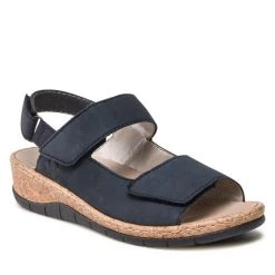 Rieker Γυναίκες Σανδάλια V7170-14 Σκούρο μπλε Σκούρο μπλε