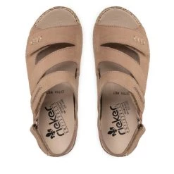 Rieker Γυναίκες Σανδάλια V7260-62 Μπεζ Μπεζ -Rieker Εκπτώσεις unnamed file 3930