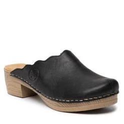 Rieker Γυναίκες Παντόφλες V6844-00 Μαύρο Μαύρο