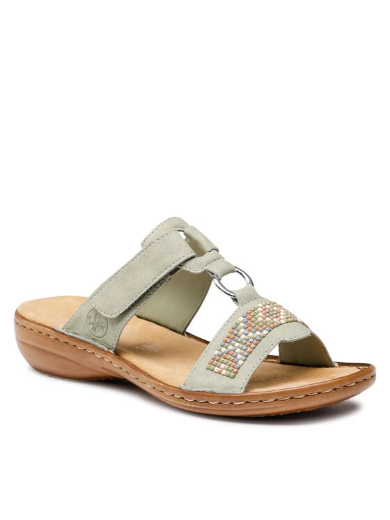 Rieker Γυναίκες Παντόφλες 60820-52 Πράσινο Πράσινο 3 Rieker Γυναίκες Παντόφλες 60820-52 Πράσινο Πράσινο