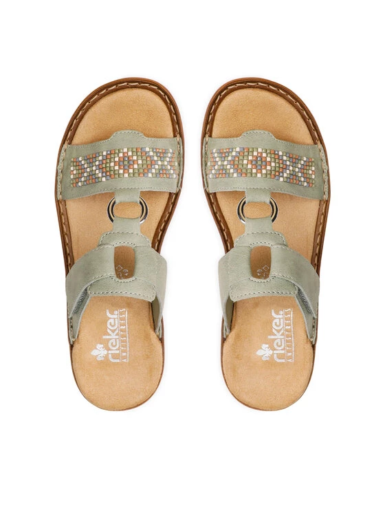 Rieker Γυναίκες Παντόφλες 60820-52 Πράσινο Πράσινο 8 Rieker Γυναίκες Παντόφλες 60820-52 Πράσινο Πράσινο - Image 6