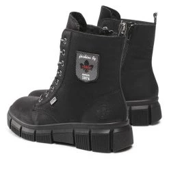 Rieker Γυναίκες Biker Μποτάκια Ορειβατικά παπούτσια X3410-00 Μαύρο Μαύρο -Rieker Εκπτώσεις unnamed file 4286