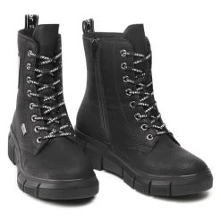 Rieker Γυναίκες Biker Μποτάκια Ορειβατικά παπούτσια X3410-00 Μαύρο Μαύρο -Rieker Εκπτώσεις unnamed file 4288