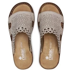 Rieker Γυναίκες Παντόφλες 608K6-60 Μπεζ Μπεζ -Rieker Εκπτώσεις unnamed file 4343