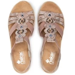 Rieker Γυναίκες Σανδάλια 619B2-31 Ροζ Ροζ -Rieker Εκπτώσεις unnamed file 4355