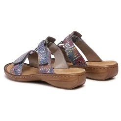 Rieker Γυναίκες Παντόφλες 608P9-10 Μπλε Μπλε -Rieker Εκπτώσεις unnamed file 4376