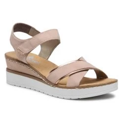 Rieker Γυναίκες Σανδάλια V38G9-31 Ροζ Ροζ