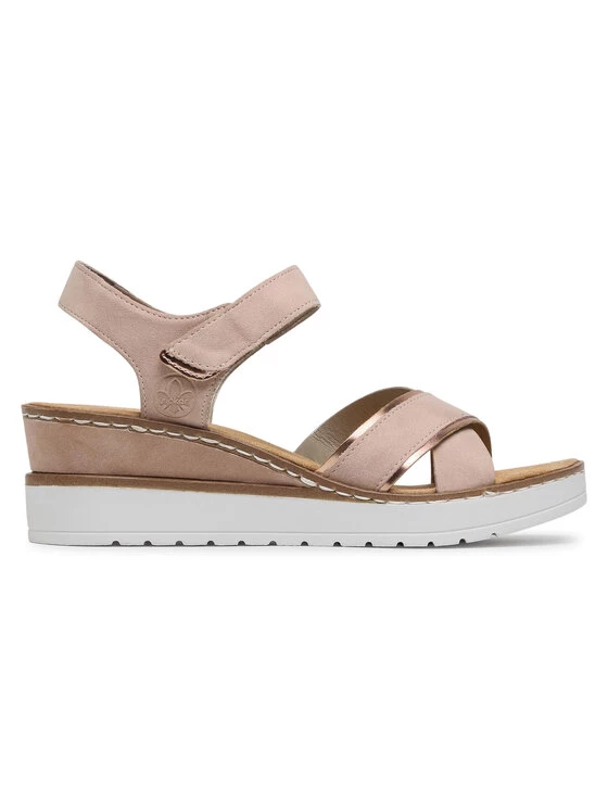 Rieker Γυναίκες Σανδάλια V38G9-31 Ροζ Ροζ 4 Rieker Γυναίκες Σανδάλια V38G9-31 Ροζ Ροζ - Image 2