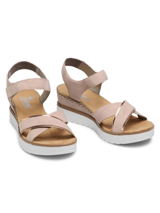 Rieker Γυναίκες Σανδάλια V38G9-31 Ροζ Ροζ 7 Rieker Γυναίκες Σανδάλια V38G9-31 Ροζ Ροζ - Image 5