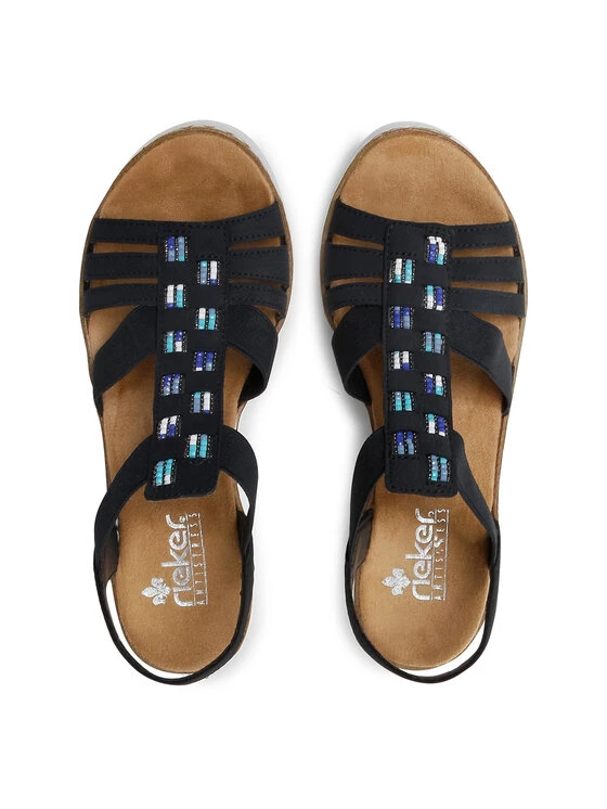 Rieker Γυναίκες Σανδάλια V3822-14 Σκούρο μπλε Σκούρο μπλε 8 Rieker Γυναίκες Σανδάλια V3822-14 Σκούρο μπλε Σκούρο μπλε - Image 6