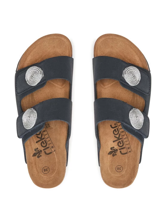 Rieker Γυναίκες Παντόφλες V9379-14 Σκούρο μπλε Σκούρο μπλε 8 Rieker Γυναίκες Παντόφλες V9379-14 Σκούρο μπλε Σκούρο μπλε - Image 6