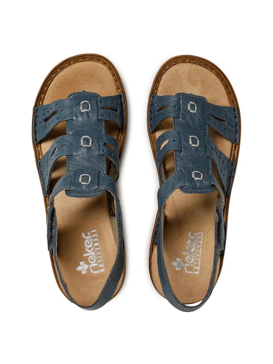 Rieker Γυναίκες Σανδάλια V6917-12 Σκούρο μπλε Σκούρο μπλε 8 Rieker Γυναίκες Σανδάλια V6917-12 Σκούρο μπλε Σκούρο μπλε - Image 6