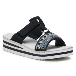 Rieker Γυναίκες Παντόφλες V02M6-14 Σκούρο μπλε Σκούρο μπλε