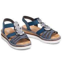 Rieker Γυναίκες Σανδάλια 679L4-15 Σκούρο μπλε Σκούρο μπλε -Rieker Εκπτώσεις unnamed file 4504