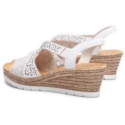 Rieker Γυναίκες Σανδάλια 61916-80 Λευκό Λευκό -Rieker Εκπτώσεις unnamed file 4514